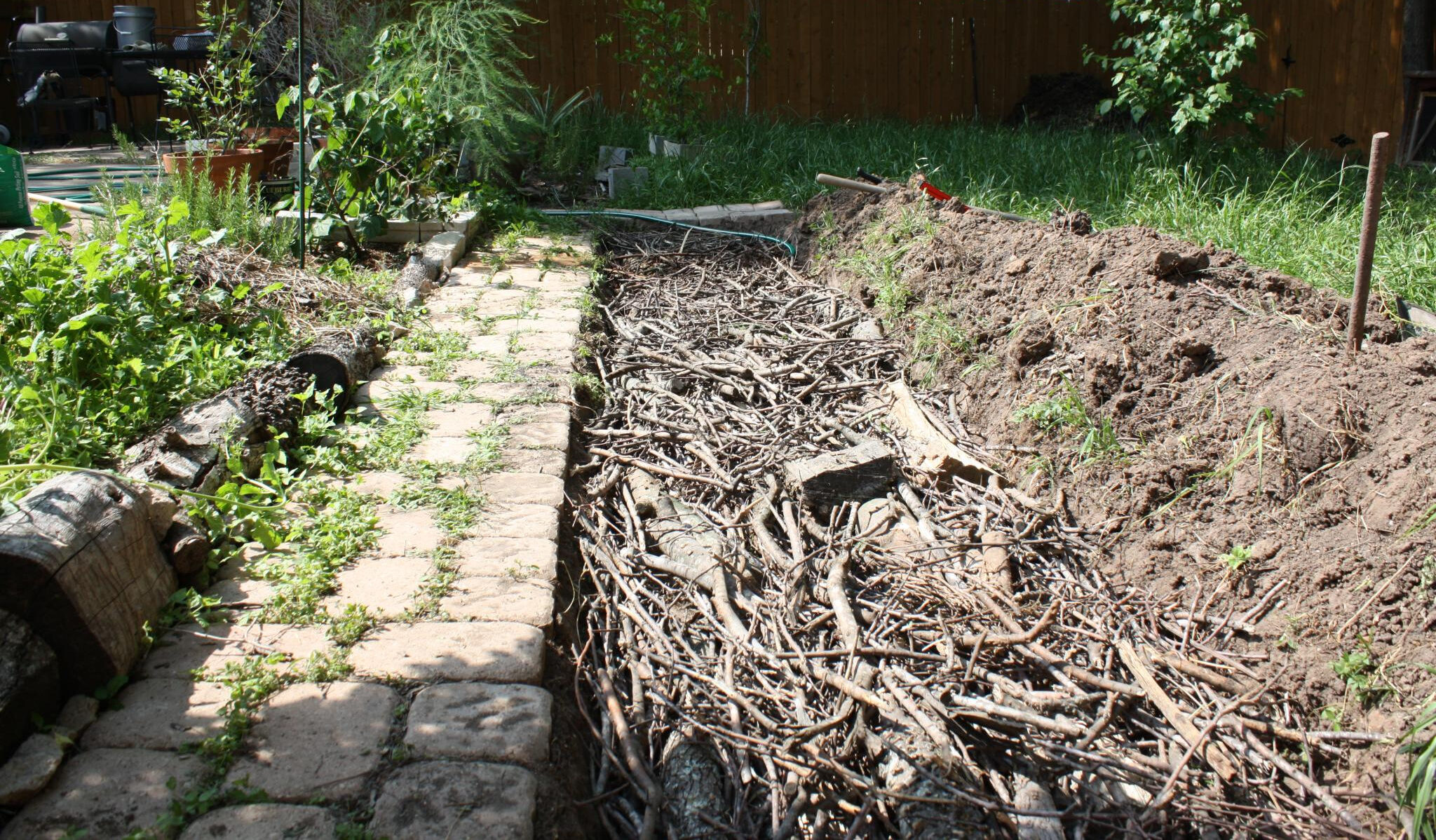 Hugelkultur Garden Bed